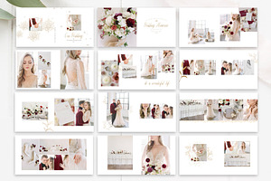 Gold Luxe Photography Album PSD