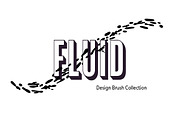 Fluid Design Photoshop Brushes, a Brush Add-On by Si Design Loft (Thumbnail 1 of 4)