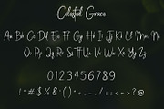 Celestial Grace, a Handwritten Font by Fernande (Thumbnail 6 of 7)