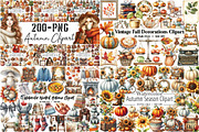 The Autumn Huge Clipart Bundle, an Illustration by Libby Wishes (Thumbnail 2 of 5)