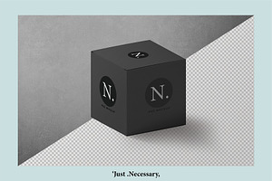 Just Necessary: Box Mockups