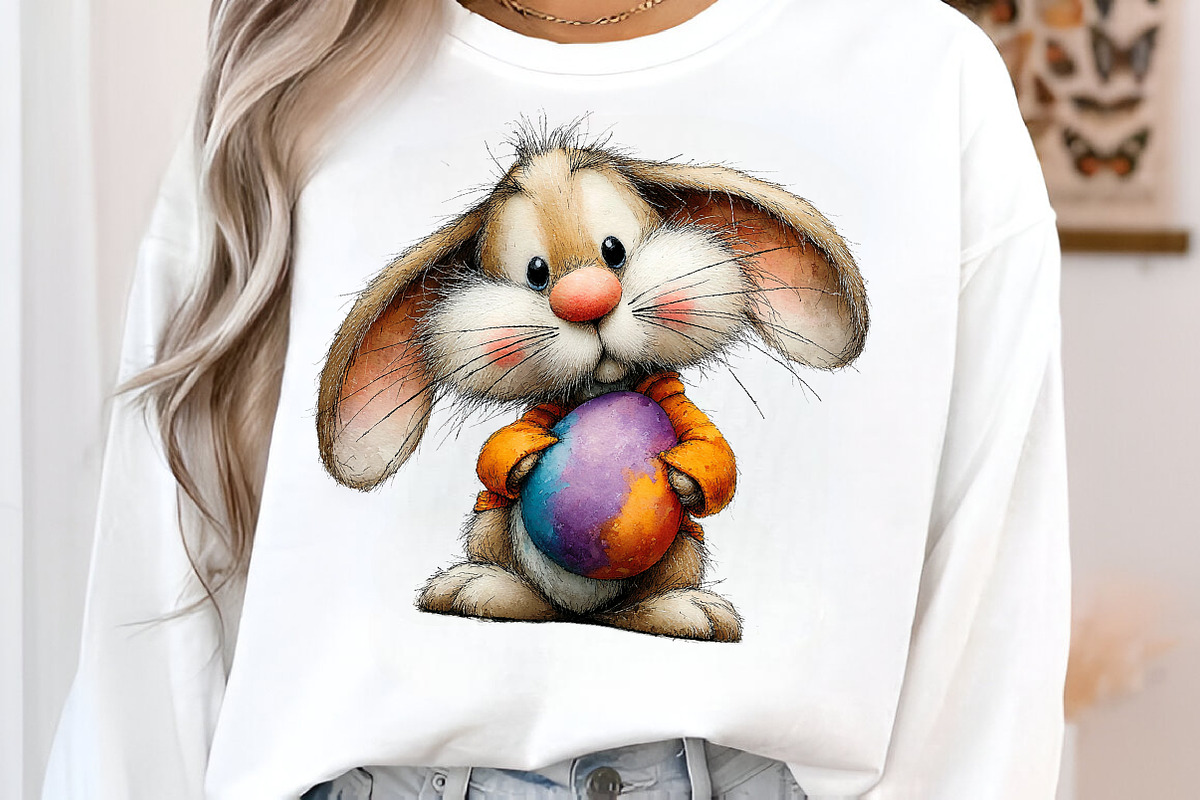 Funny easter bunny clipart, an Illustration by SinaCreation (Photo 6 of 11)