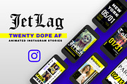 JETLAG Dope Animated IG Stories, a Social Media Template by GOAT Design Co. (Thumbnail 2 of 7)