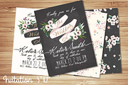 Wedding invitation suite Templates, an Invitation Template by Graphic Box (Thumbnail 3 of 5)