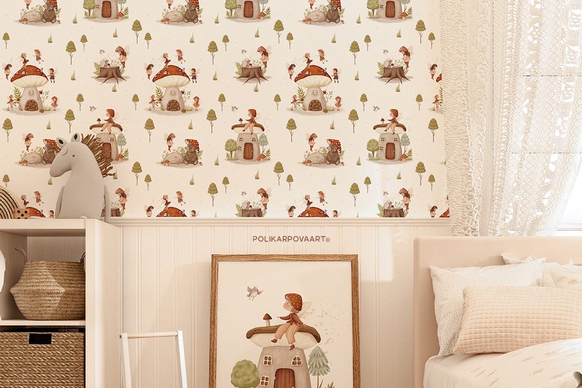 Mushroom Fairies. Kids collection, an Animal Illustration by polikarpovaart (Photo 12 of 15)