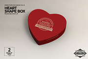 Paper Heart Box Packaging Mockup, a Packaging Mockup by INCDesign (Thumbnail 4 of 6)