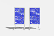 Poster Stand Mockup, a Product Mockup by bimockup (Thumbnail 2 of 6)