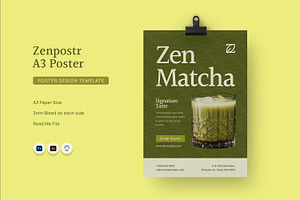 Zenpostr - Poster Template, a Poster Template by Fannan Studio