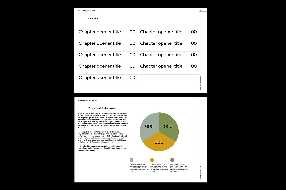 Presentation Template for InDesign preview 7