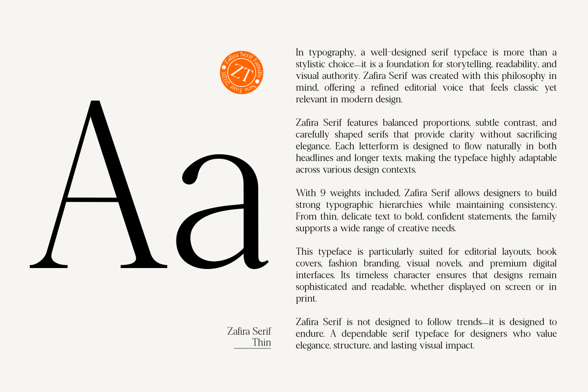 Zafira Serif, a Serif Font by Zafiratype (Photo 4 of 14)