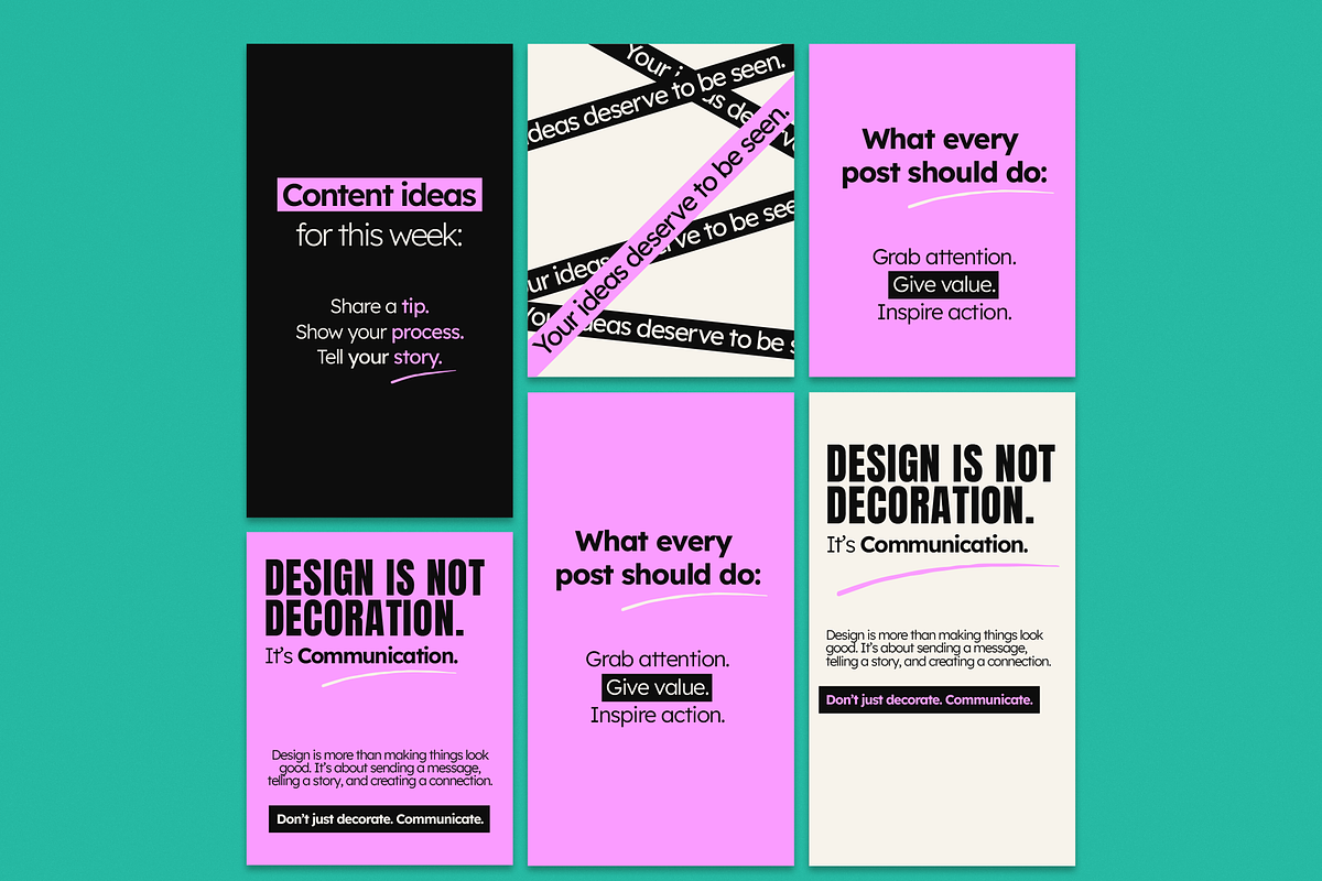 Instagram Template Business Creative, a Social Media Template by GAZINEOGRAPHIC (Photo 9 of 11)