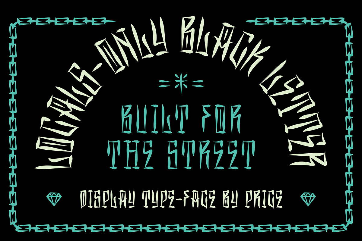 Locals Only Black Letter, a Blackletter Font by Price Foundry (Photo 1 of 10)