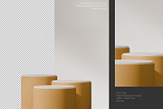 5 Podium with Transparent Background, a Background Graphic by faustudio (Thumbnail 5 of 7)