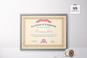 Canva Certificate Template, a Stationery Template by DesignDevisers (Thumbnail 5 of 9)