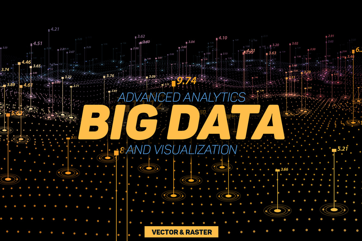 Big Data Abstract Backgrounds Part 2, an Object Graphic by GarryKillian (Photo 1 of 5)