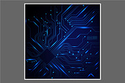 -50% Circuit boards backgrounds set, a Background Graphic by frost_newt (Thumbnail 7 of 11)