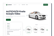One-page Responsive Car Landing page, a Landing Page Template by Design Lab (Thumbnail 2 of 3)