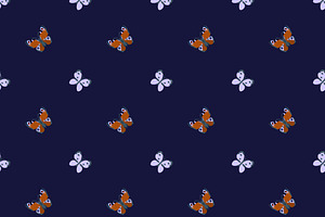 Seamless Butterflies Pattern