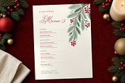 Elegant Christmas Menu Template, a Flyer Template by BrandPacks (Thumbnail 3 of 6)