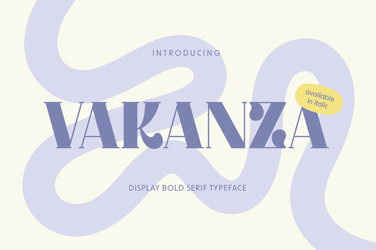 Vakanza - Display Serif Font, a Serif Font by Pikgura (Photo 1 of 8)