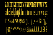 Agatha Font, a Font by yaisalinas (Thumbnail 2 of 11)