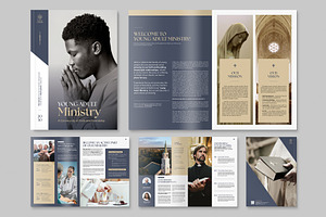 Church Brochure Template, a Brochure Template by BrandPacks