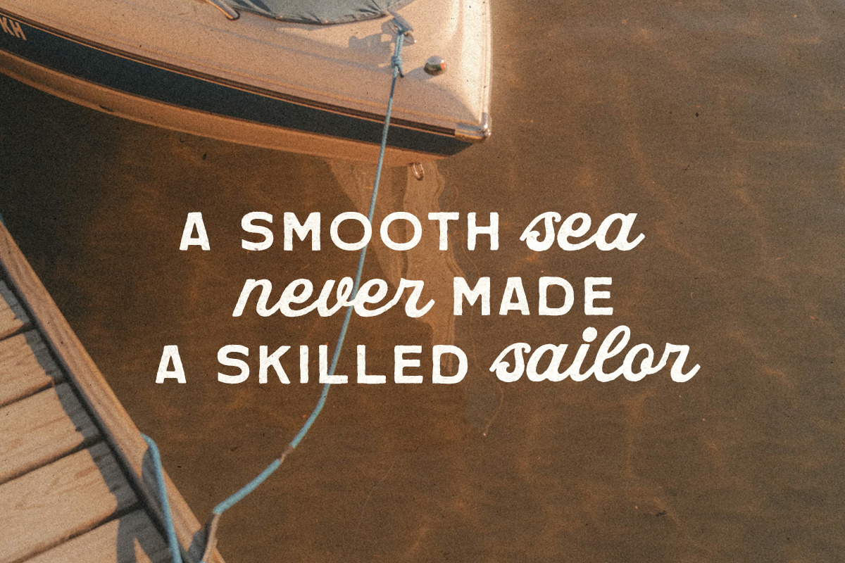 Goldray Club Retro Font Duo, a Script Font by Letterhend Studio (Photo 6 of 9)