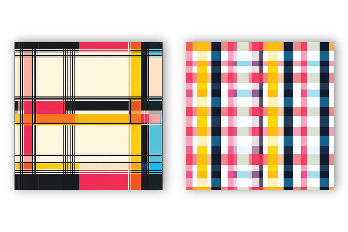 Stripes & Plaids Seamless Pattern, a Seasonal Illustration by Daily.Designs (Photo 3 of 3)