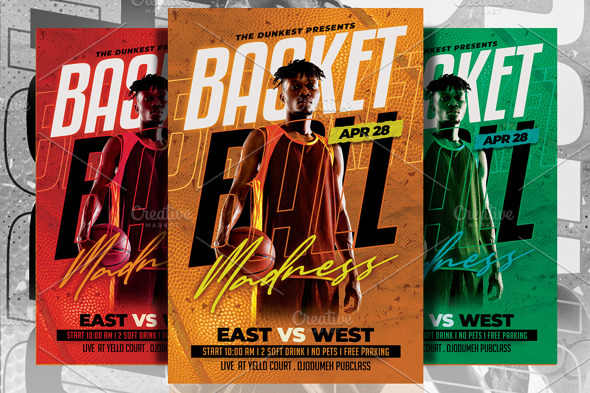 Basketball Flyer, a Flyer Template by AyumaDesign (Photo 1 of 3)