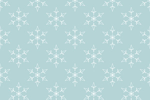 Seamless Snow Pattern