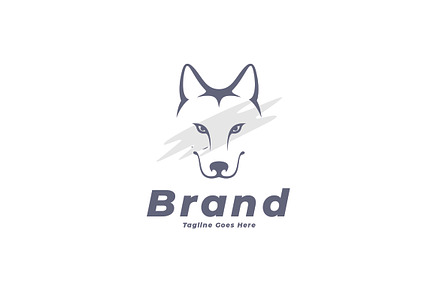 Wolf Face Logo Design