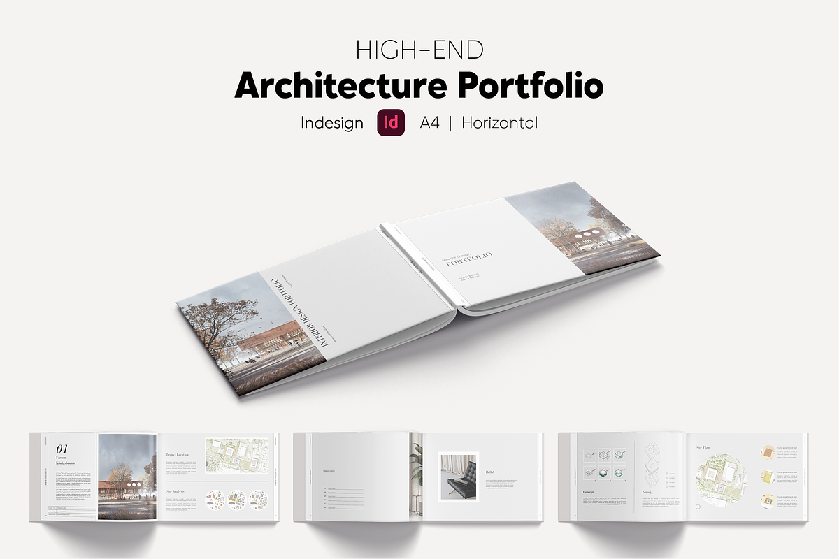 Indesign Portfolio Template, a Brochure Template by yesitisprintable (Photo 1 of 10)