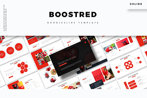 Boost Red - Google Slides Template