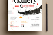 Art Gallery Event Flyer Poster, a Flyer Template by MightyDesign (Thumbnail 3 of 7)