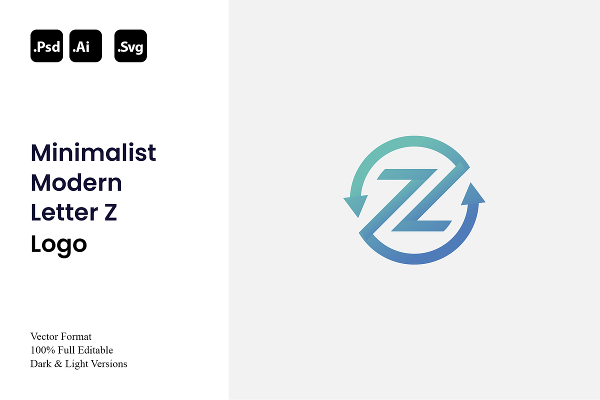 Minimalist Modern Letter Z Logo, a Branding & Logo Template by Luxury Logos (Photo 1 of 4)