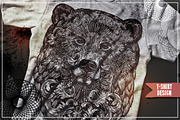 Ornamental Hand Drawn Bear, an Animal Illustration by alexrockheart (Thumbnail 4 of 4)