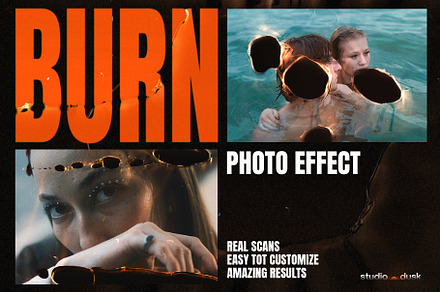 Burn - Photo Effects, a Design Template by Studio Dusk