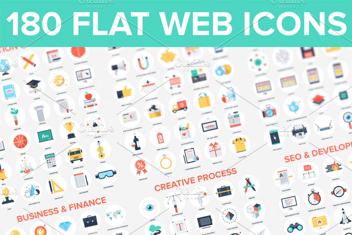 Web Icons., an Outline Icon by Maxim_Basinski (Photo 1 of 2)