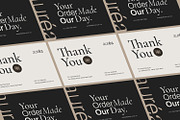 Aurea - Thank You Card, a Print Template by Fannan Studio (Thumbnail 3 of 3)