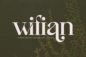wifian Ligature Serif Typeface
