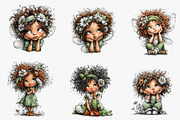 Birthday fairy clipart, an Illustration by CreationArt (Thumbnail 5 of 5)