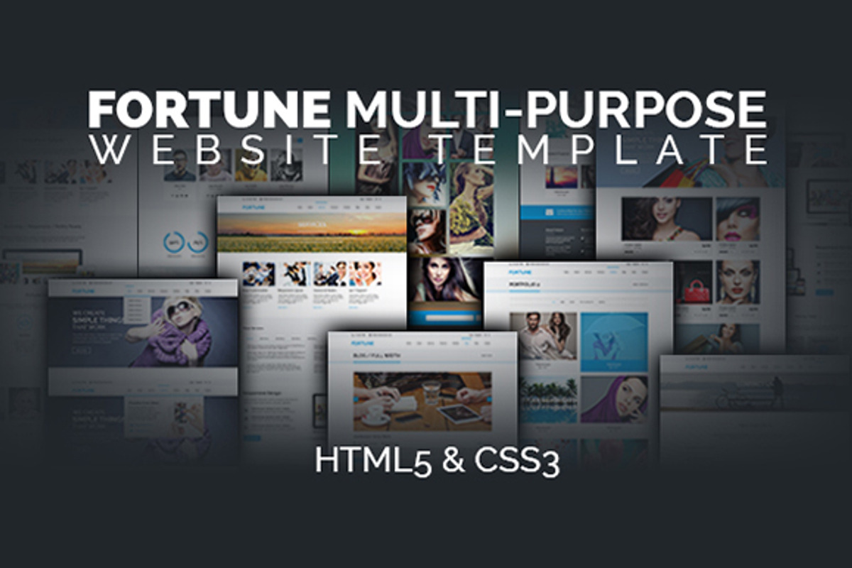 Fortune Responsive Website Template, a Bootstrap Template by aliarslan