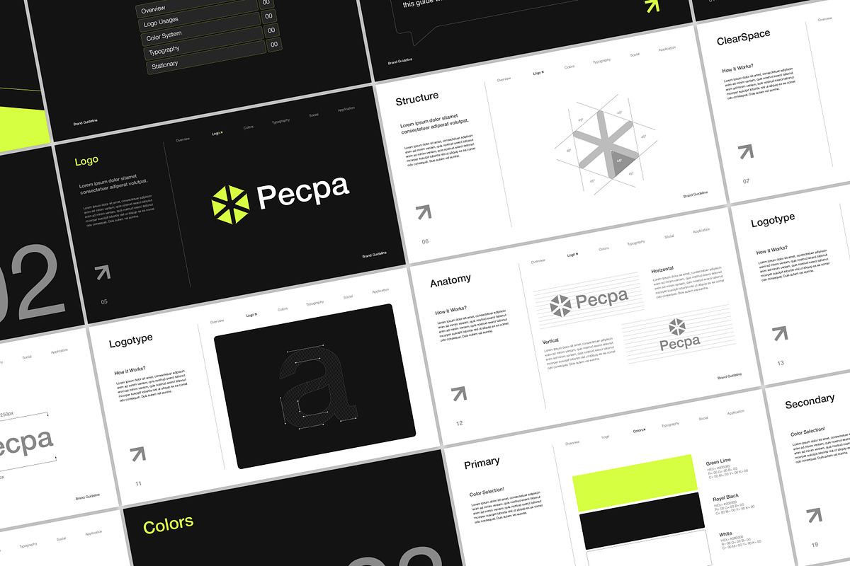 Minimal Brand Guidelines Template, a Branding & Logo Template by Templeste (Photo 5 of 6)