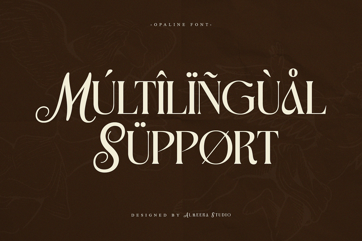 Opaline – Display Serif Script, a Font by Almeera Std (Photo 7 of 10)