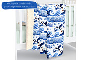 Sea Toile Clipart and Patterns, a Decorative Illustration by Nicole Branger Art (Thumbnail 25 of 28)