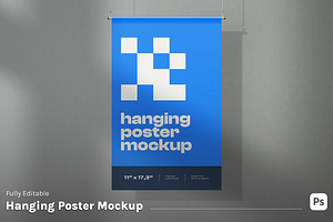 Poster Mockup - Framed Wall Style, a Mockup by graphicsauce