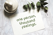 Emely Brown | Handwritten Font, a Script Font by Suntype | Sunshine Std (Thumbnail 7 of 7)