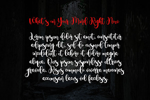 Inside Mistery - Spooky Cursive Font