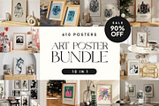 Art Poster Bundle | 10 in 1, an Object Graphic by KetteCreate (Thumbnail 2 of 51)