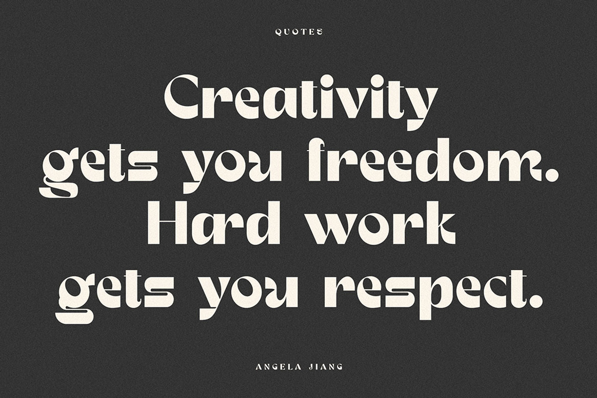 Granbury - Modern Bold Sans, a Sans Serif Font by Cruzine (Photo 3 of 8)